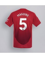 Manchester United Harry Maguire #5 Domácí Dres 2024-25 Krátký Rukáv